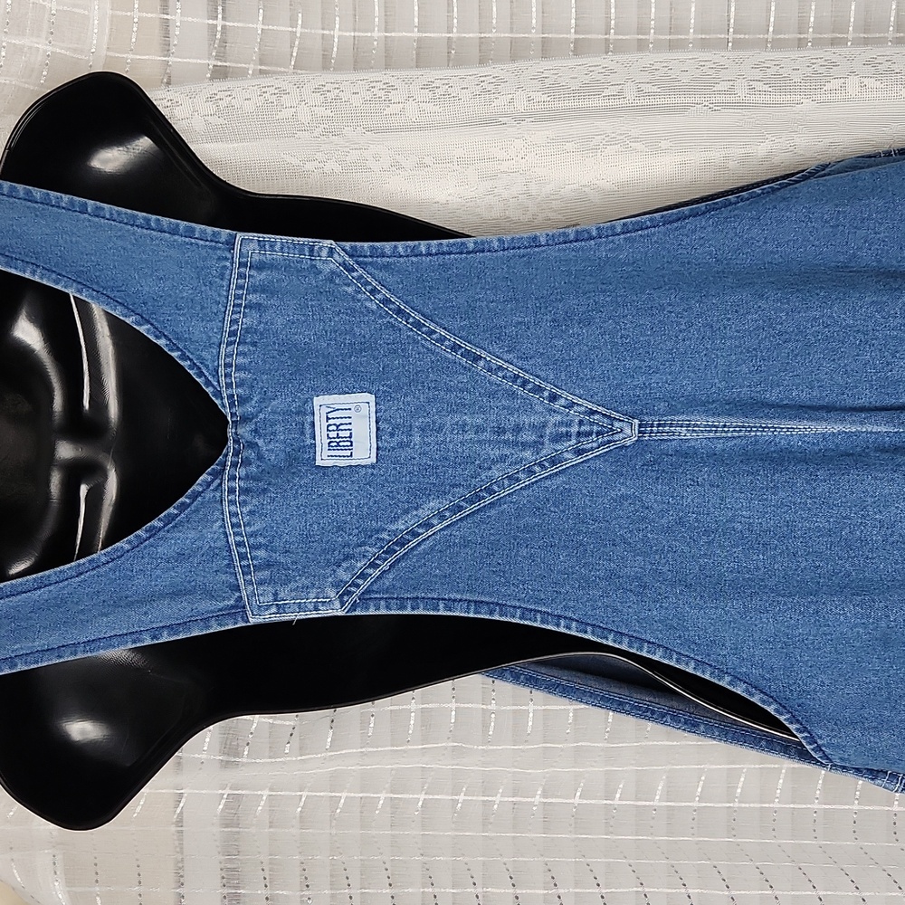liberty Blue Denim Overalls - Picture 3 of 12
